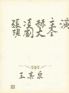 张凌赫主演的电视剧大全封面