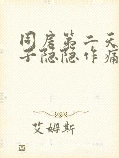 同房第二天小肚子隐隐作痛封面