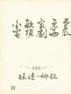 小敏家免费观看电视剧西瓜