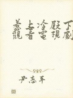 惹上冷殿下免费观看电视剧封面