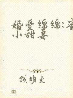 婚爱绵绵:蜜宠小甜妻