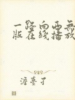 一路向西无删减版在线播放封面