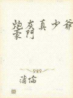 炮灰真少爷嫁了豪门