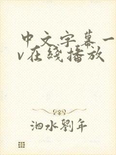 中文字幕一区av在线播放