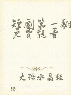 短剧第一驸马爷免费观看封面