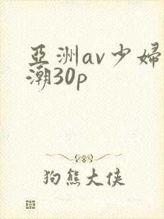 亚洲av少妇高潮30p
