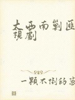 大西南剿匪记电视剧