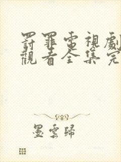 罚罪电视剧免费观看全集完整