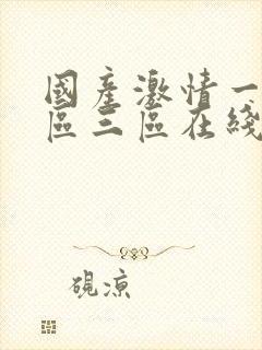 国产激情一区二区三区在线观看