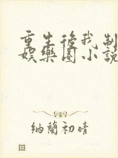 重生后我制霸了娱乐圈小说封面