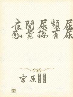 夜间尿频尿不尽感觉总有尿意