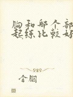 胸和哪个部位一起练比较好封面