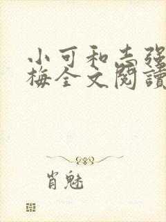 小可和志强和阿梅全文阅读可人如玉