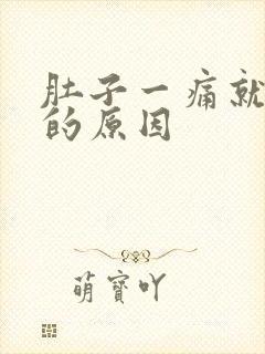 肚子一痛就想拉的原因