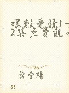 艰难爱情1—42集免费观看剧情封面