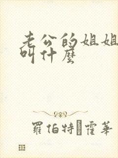 老公的姐姐小孩叫什么