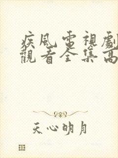 疾风电视剧免费观看全集高清