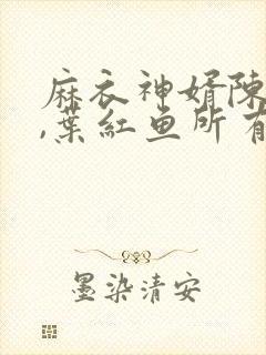 麻衣神婿陈黄皮,叶红鱼所有章节