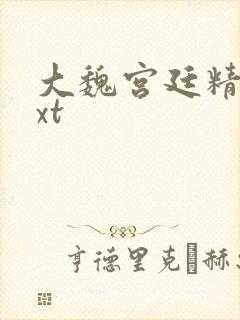 大魏宫廷精校txt