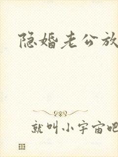 隐婚老公放肆宠封面