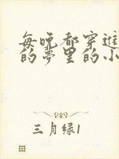 每晚都穿进男神的梦里的小说