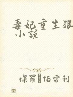 毒妃重生狠绝色 小说