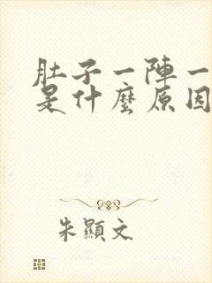 肚子一阵一阵痛是什么原因