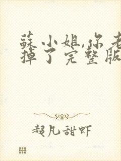 苏小姐,你老公掉了完整版