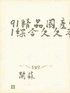 91精品国产91综合久久蜜臀