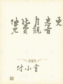 他比月光更耀眼免费观看