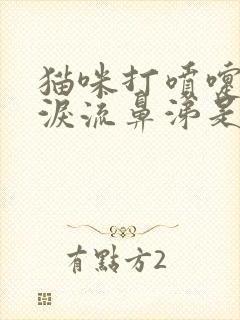 猫咪打喷嚏流眼泪流鼻涕是怎么回事