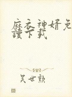 麻衣神婿免费阅读下载