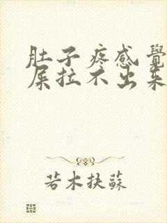 肚子疼感觉想拉屎拉不出来怎么回事