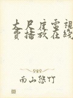 大尺度电视剧免费播放在线观