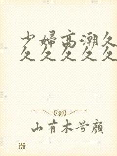 少妇高潮久久久久久久久久