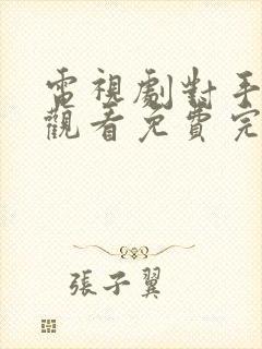 电视剧对手在线观看免费完整版封面