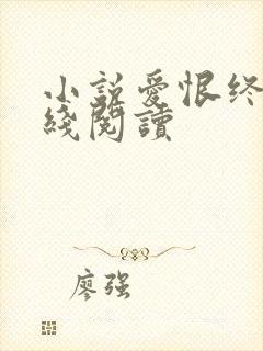 小说爱恨终散在线阅读