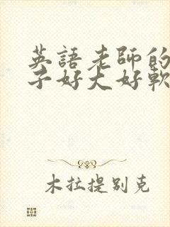英语老师的小兔子好大好软水