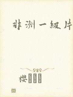 非洲一级片黄色封面