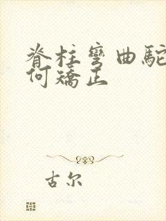 脊柱弯曲驼背如何矫正