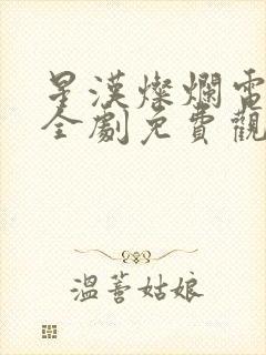 星汉灿烂电视剧全剧免费观看