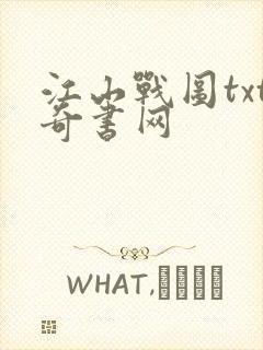 江山战图txt奇书网封面