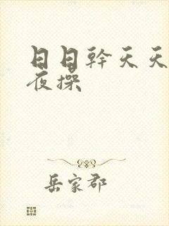 日日干天天透夜夜操