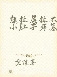 想拉屎拉不出来小肚子疼怎么回事