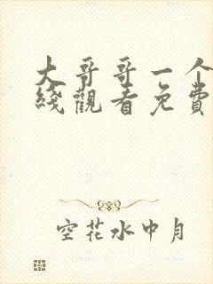 大哥哥一个人在线观看免费高清电视剧