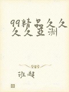 99精品久久久久久亚洲