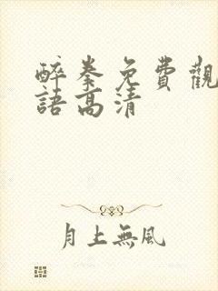 醉拳免费观看国语高清