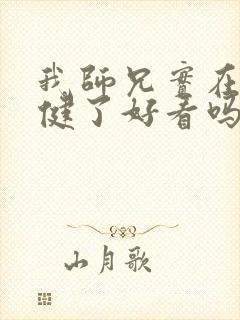 我师兄实在太稳健了好看吗封面