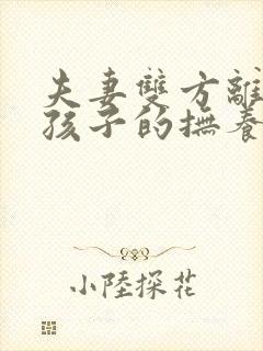 夫妻双方离婚,孩子的抚养权归谁