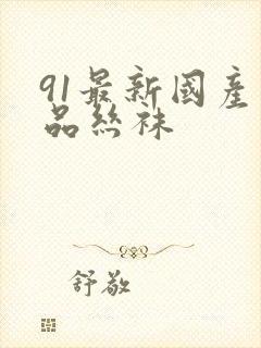 91最新国产精品丝袜